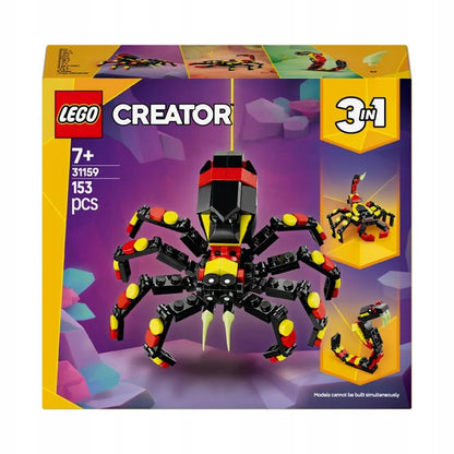 LEGO 31159 CREATOR Laukiniiai gyvūnai: neįtikėtinas voras