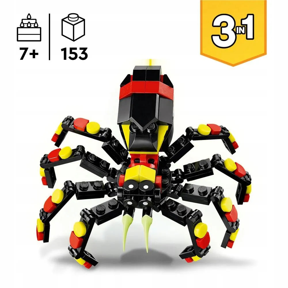 LEGO 31159 CREATOR Laukiniiai gyvūnai: neįtikėtinas voras