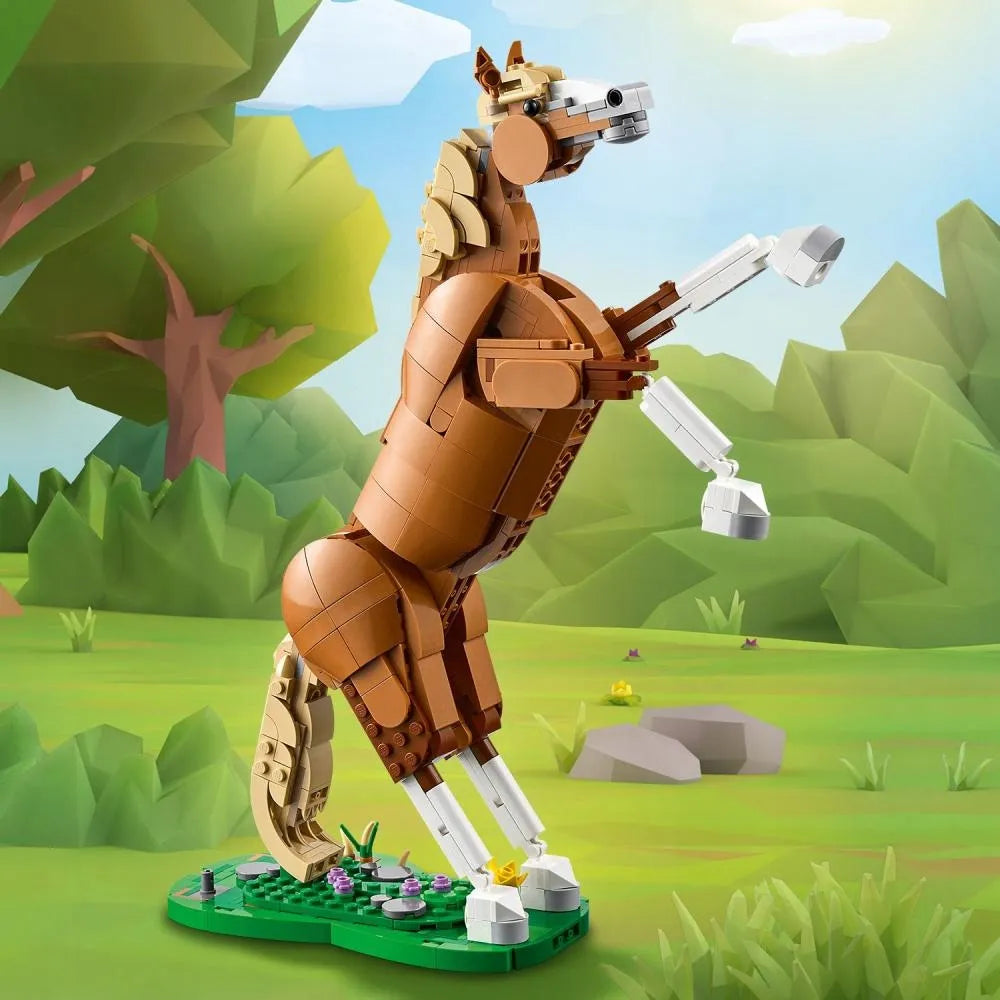 LEGO 31166 CREATOR Gražus arklys meška elnias 3 viename