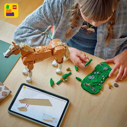 LEGO 31166 CREATOR Gražus arklys meška elnias 3 viename
