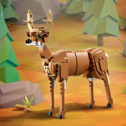LEGO 31166 CREATOR Gražus arklys meška elnias 3 viename