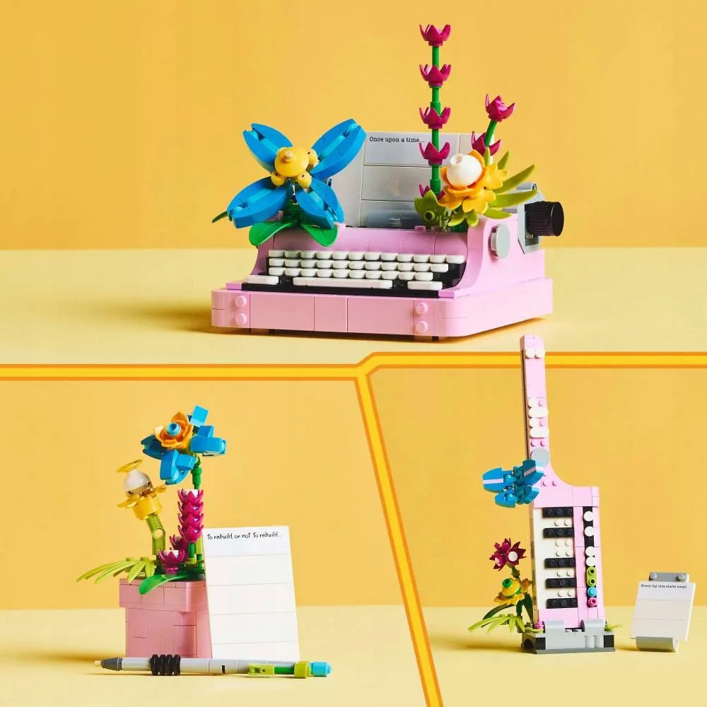 LEGO 31169 Creator spausdinimo mašinėlė su gėlėmis 3-viename