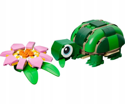 LEGO 31377 CREATOR Vėžlys ir vandens lelijos žiedas 3 viename