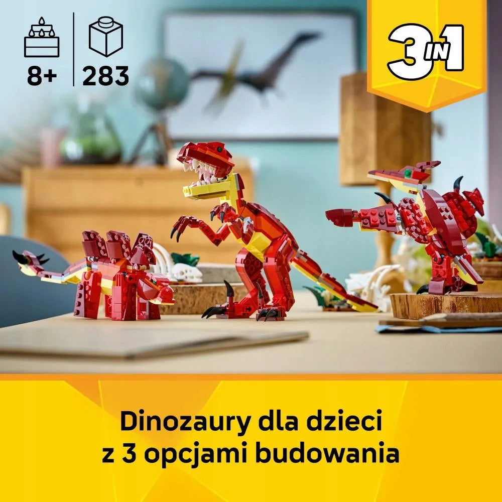 LEGO 31379 Creator 3 viename „Laukinis dinozauras“
