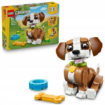 LEGO 31382 Creator 3 viename Mieli gyvūnėliai: žaismingas šuniukas