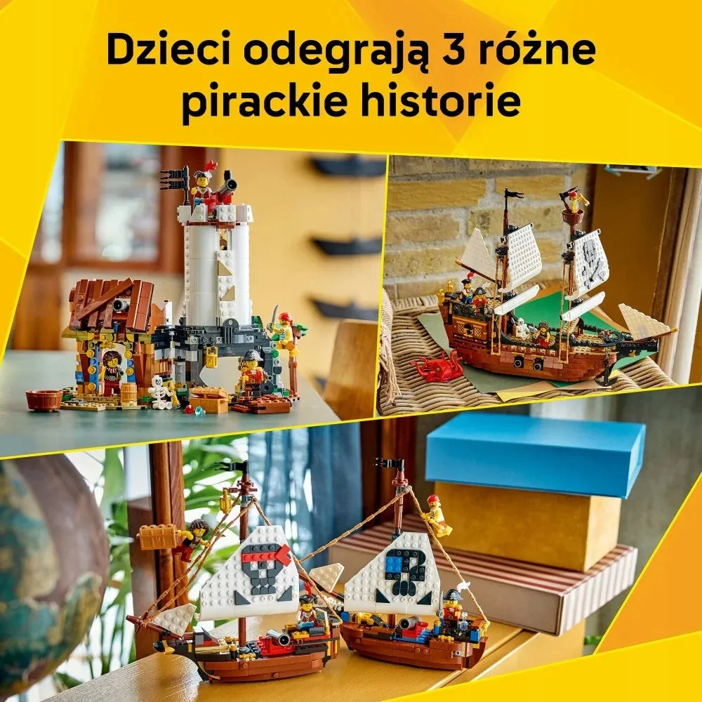 LEGO 31387 CREATOR Legendinis piratų laivas 3in1