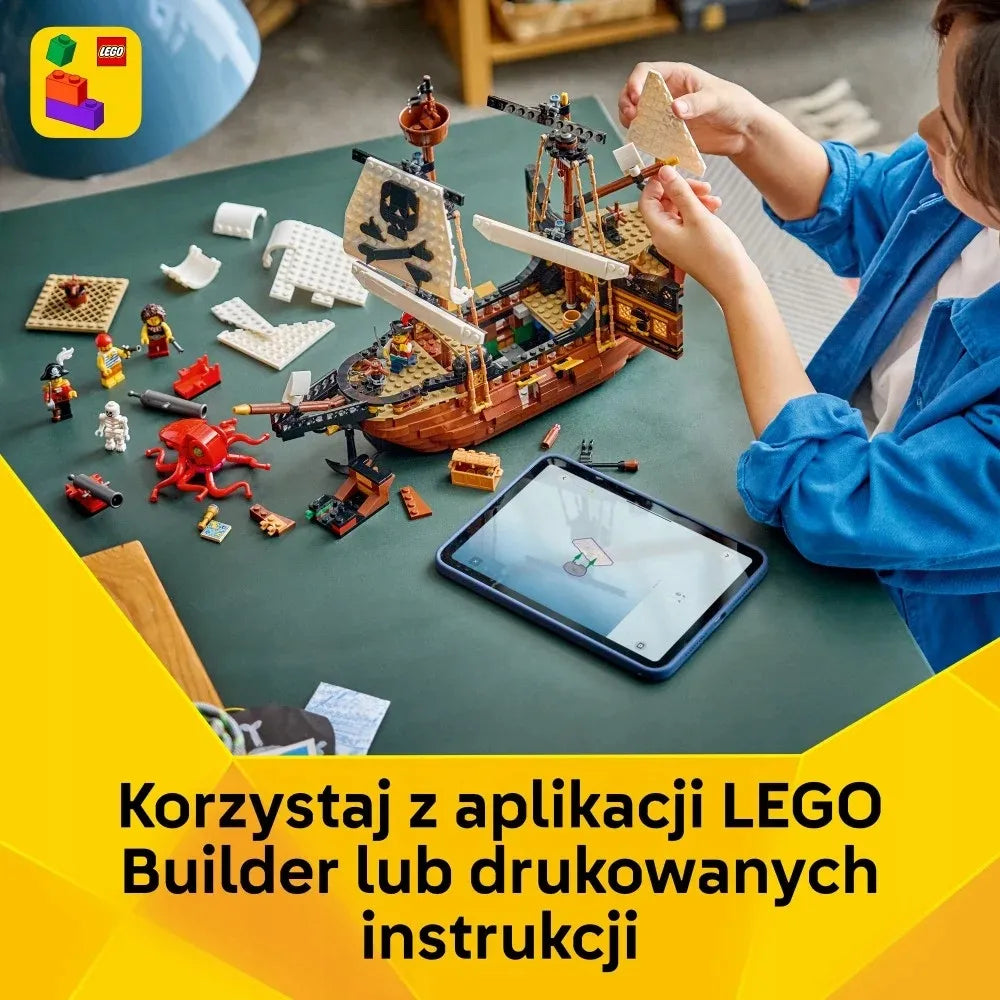 LEGO 31387 CREATOR Legendinis piratų laivas 3in1