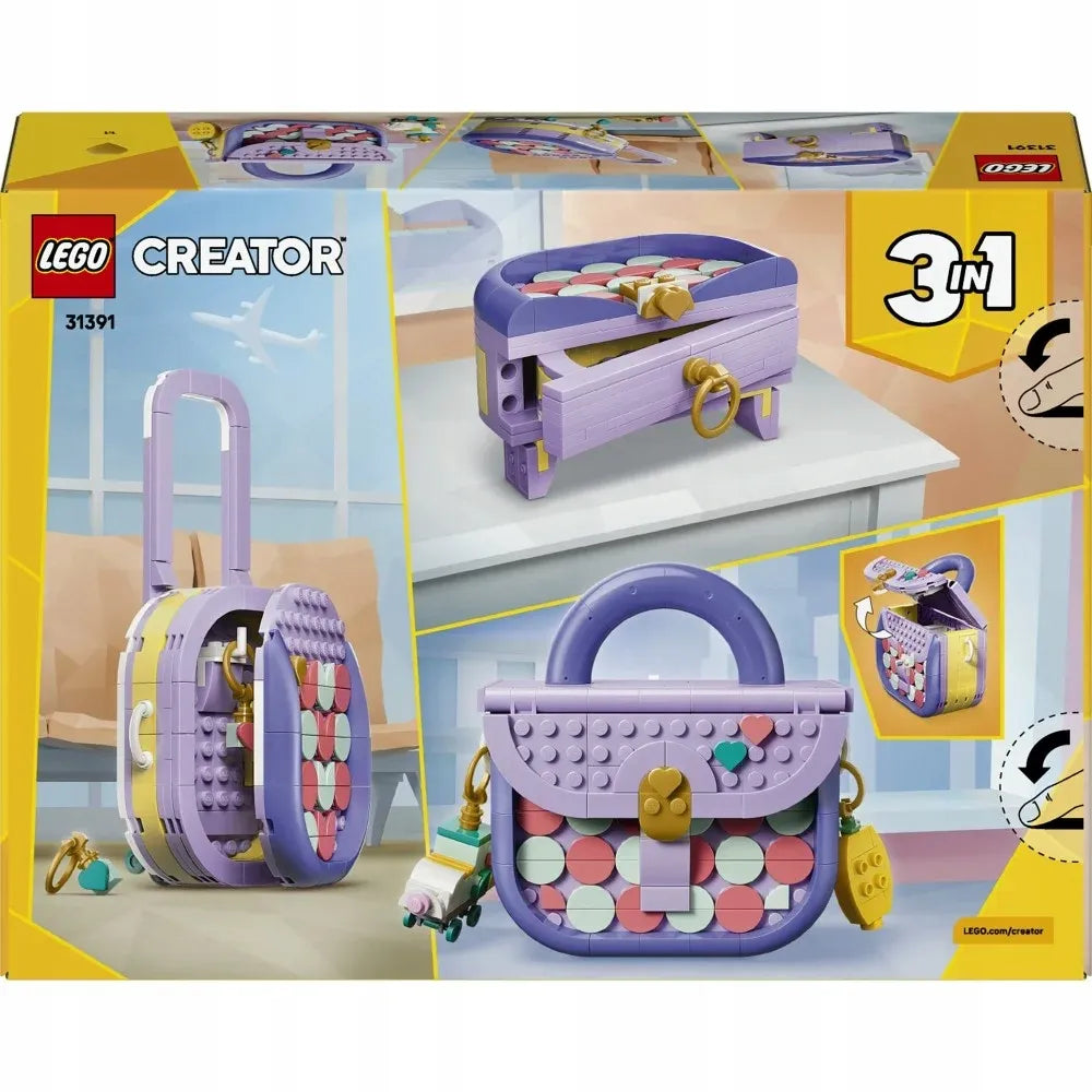 LEGO 31391 CREATOR Madingas krepšelis su dėtuve 3-viename
