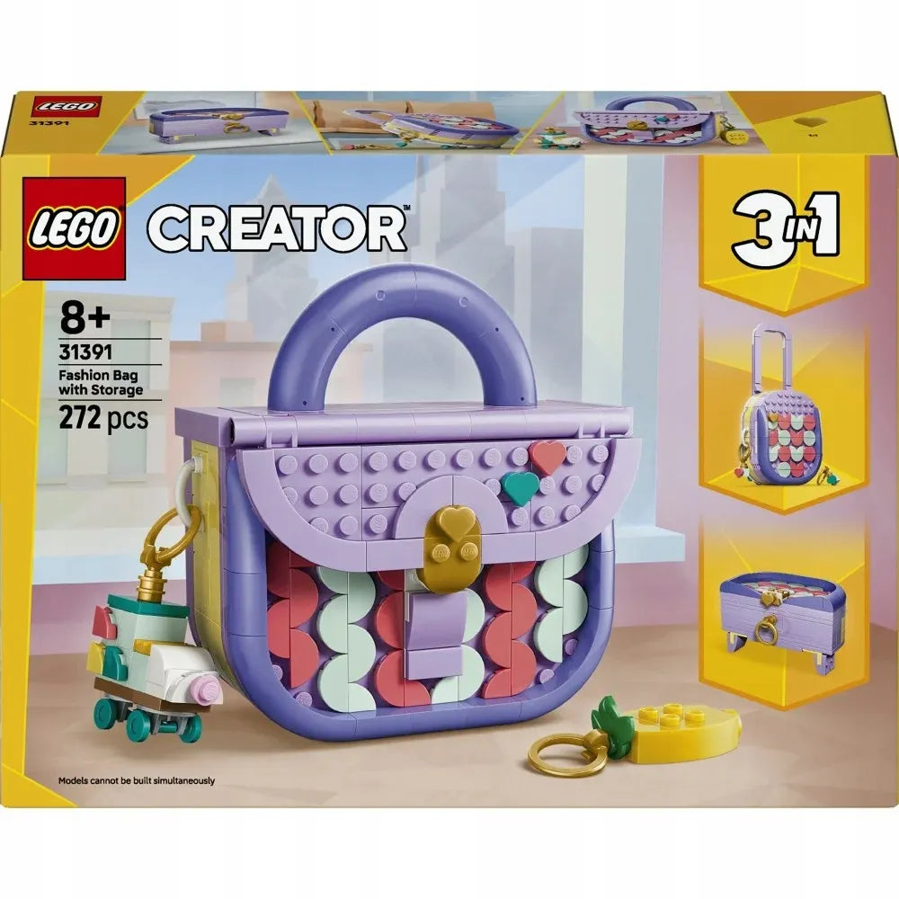 LEGO 31391 CREATOR Madingas krepšelis su dėtuve 3-viename