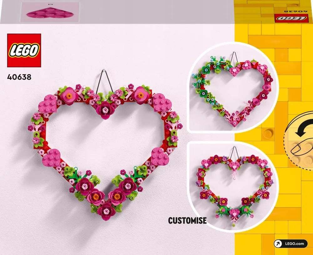 LEGO 40638 ICONS Širdies formos dekoracija