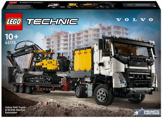 LEGO 42175 TECHNIC Volvo FMX sunkvežimis ir EC230 elektrinis ekskavatorius