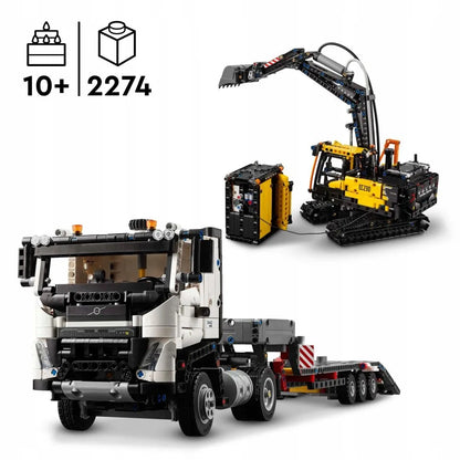 LEGO 42175 TECHNIC Volvo FMX sunkvežimis ir EC230 elektrinis ekskavatorius