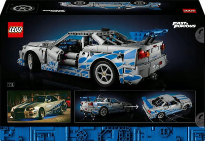 LEGO 42210 Technic Nissan Skyline GT-R (R34) automobilis iš filmo Greiti ir įsiutę