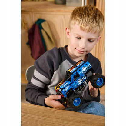 LEGO 42219 Technic Monster Jam Grave Digger Ugnis ir ledas