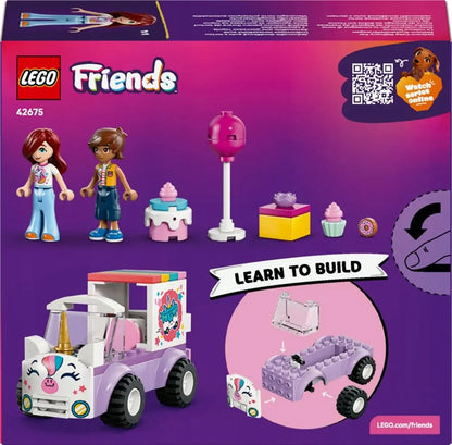 LEGO 42675 FRIENDS Vienaragio tortų pristatymo automobilis