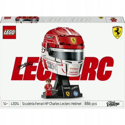 LEGO 43014 EDITIONS SPORTS Charles Leclerc Scuderia Ferrari HP šalmas