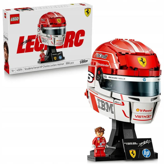 LEGO 43014 EDITIONS SPORTS Charles Leclerc Scuderia Ferrari HP šalmas