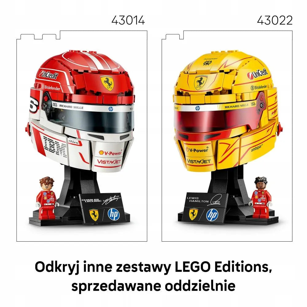 LEGO 43014 EDITIONS SPORTS Charles Leclerc Scuderia Ferrari HP šalmas