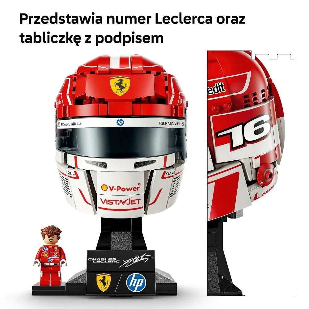 LEGO 43014 EDITIONS SPORTS Charles Leclerc Scuderia Ferrari HP šalmas