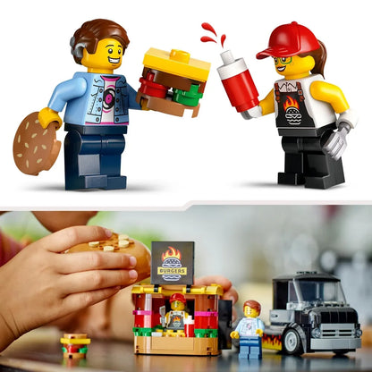 LEGO 60404 CITY Burgerių sunkvežimis