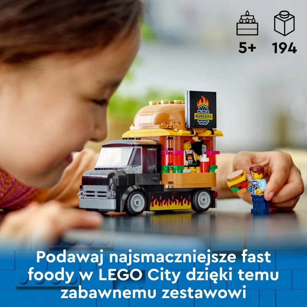 LEGO 60404 CITY Burgerių sunkvežimis