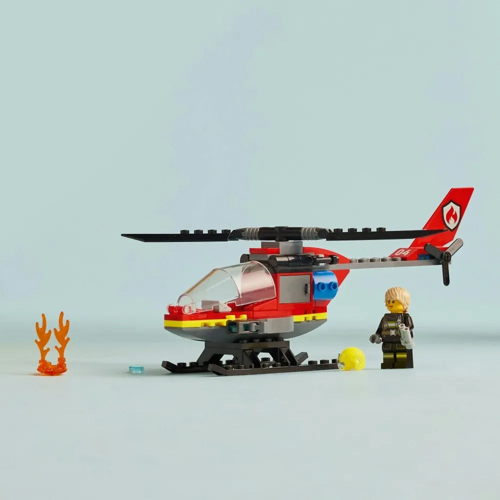 LEGO 60411 CITY Ugniagesių gelbėjimo sraigtasparnis