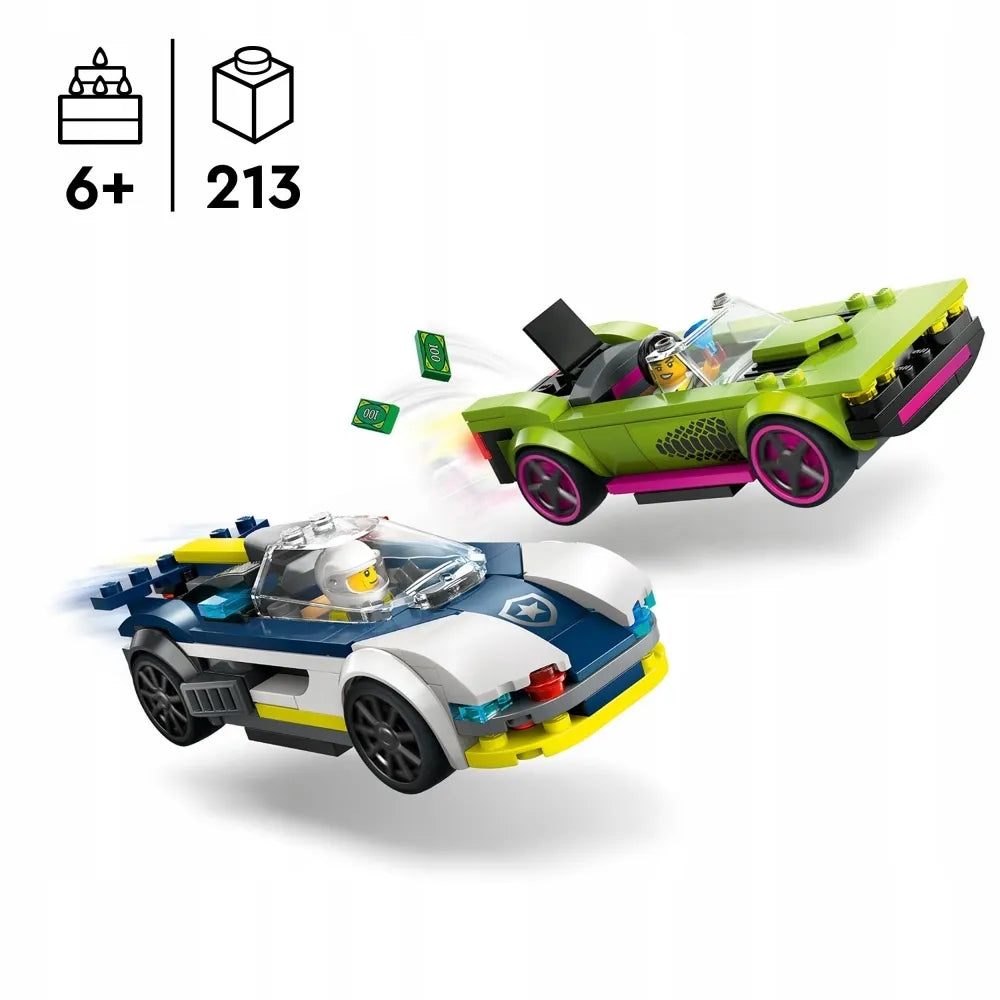 LEGO 60415 CITY Policijos automobilio persekiojimas