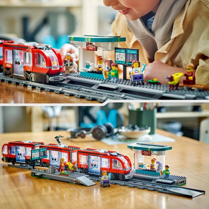 LEGO 60423 CITY Miesto tramvajus ir stotelė