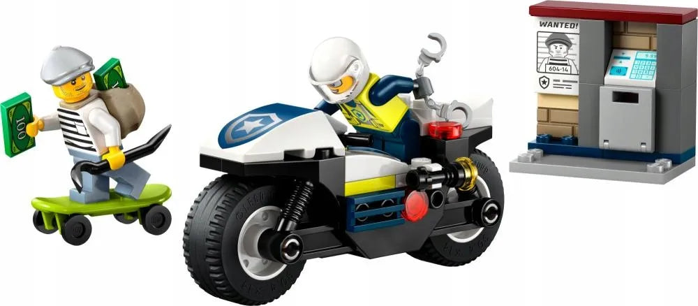 LEGO 60455 CITY Policijos motociklo gaudynės