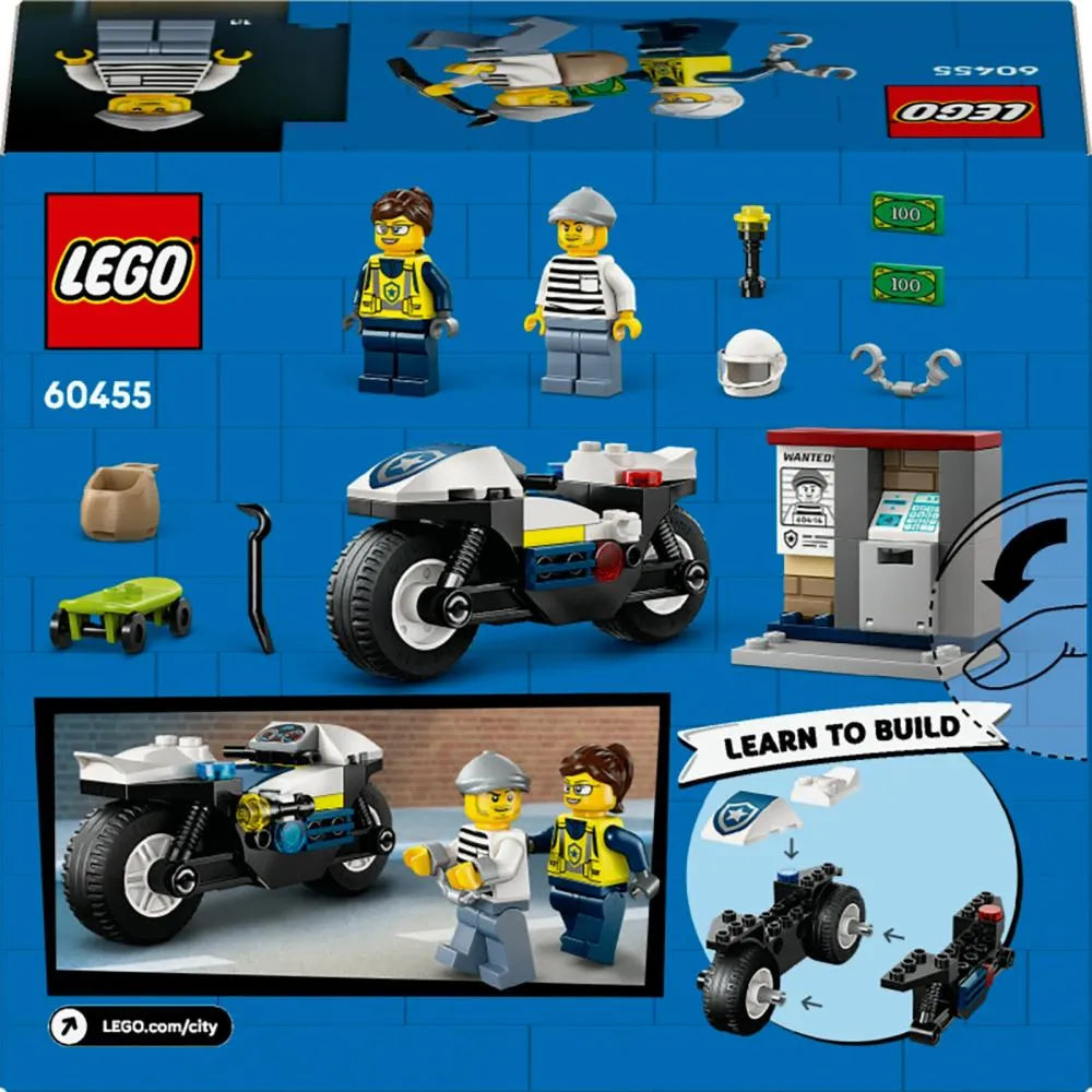 LEGO 60455 CITY Policijos motociklo gaudynės