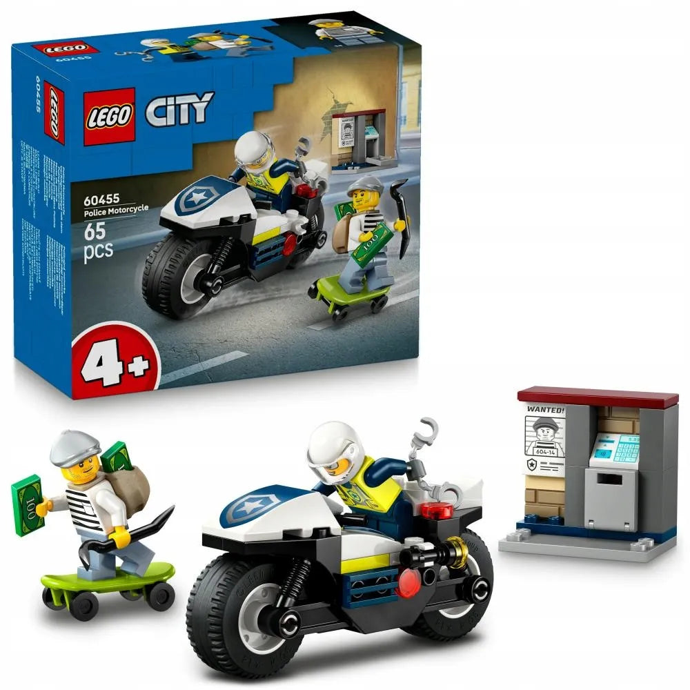 LEGO 60455 CITY Policijos motociklo gaudynės