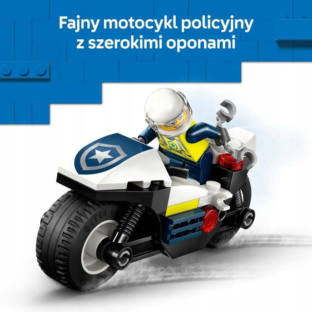LEGO 60455 CITY Policijos motociklo gaudynės