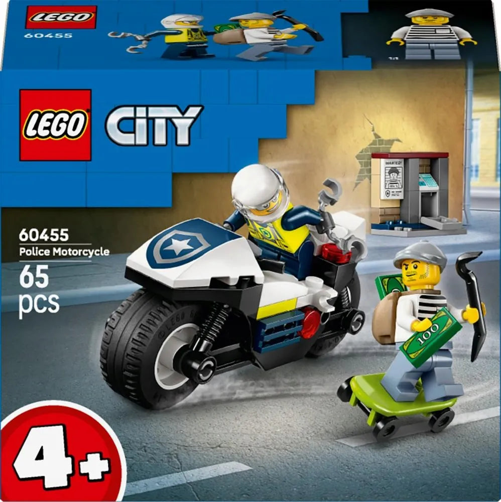 LEGO 60455 CITY Policijos motociklo gaudynės