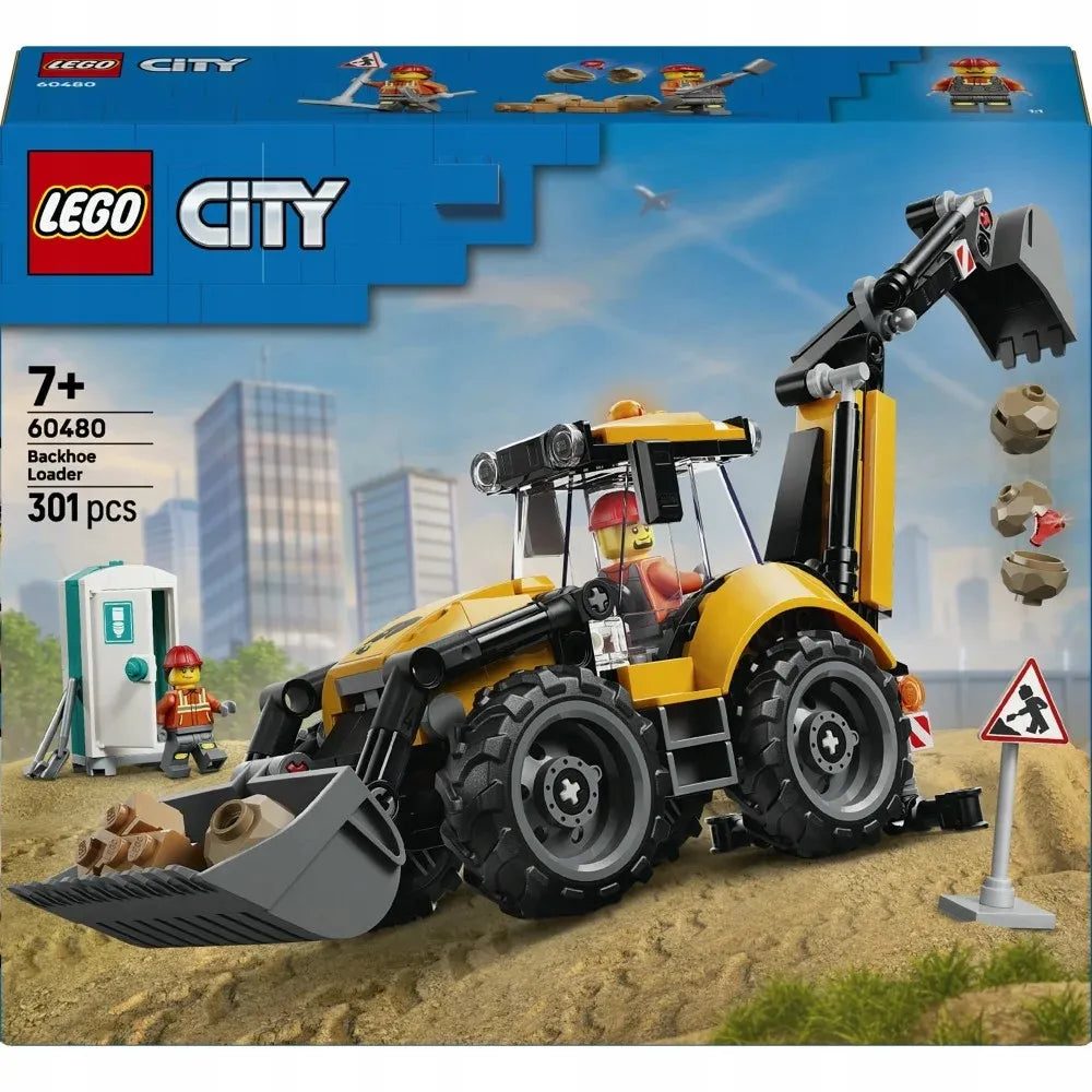LEGO 60480 CITY Geltonas ekskavatorius-krautuvas
