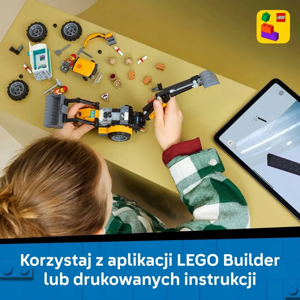 LEGO 60480 CITY Geltonas ekskavatorius-krautuvas
