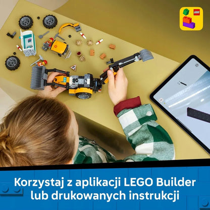 LEGO 60480 CITY Geltonas ekskavatorius-krautuvas