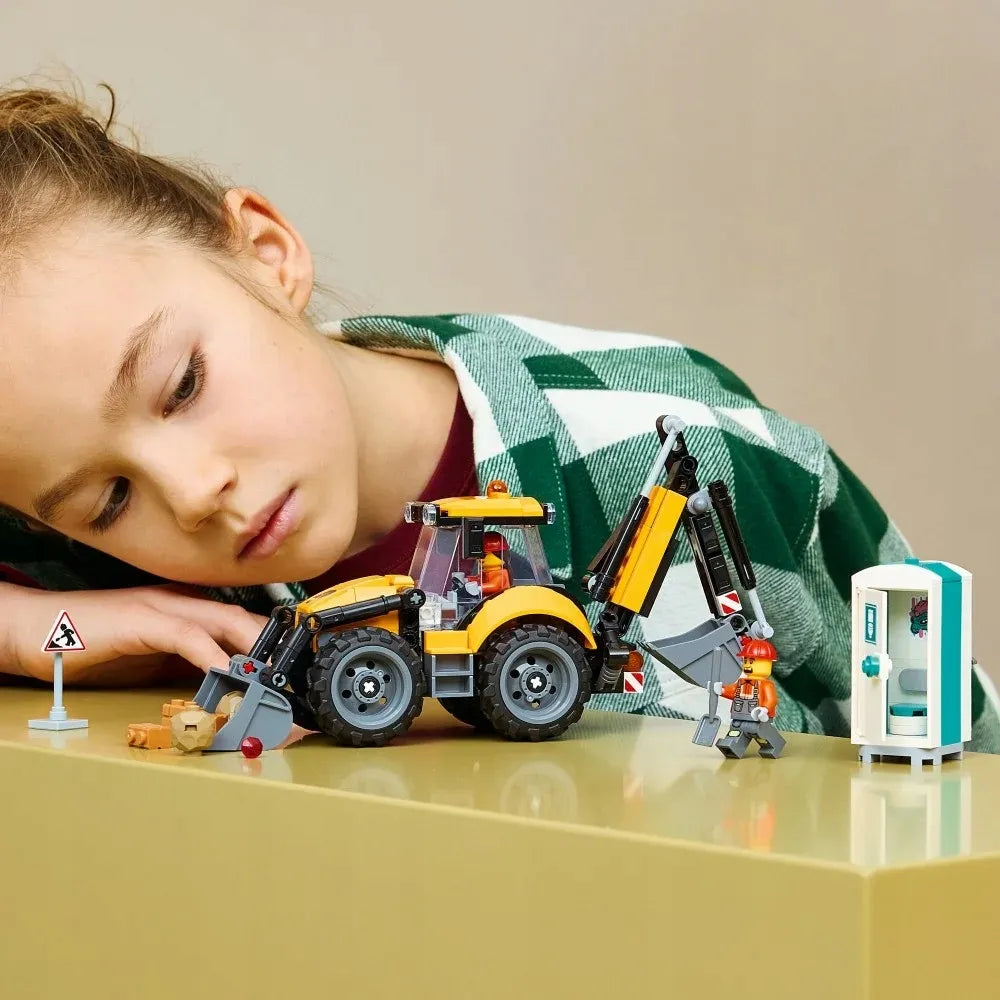 LEGO 60480 CITY Geltonas ekskavatorius-krautuvas