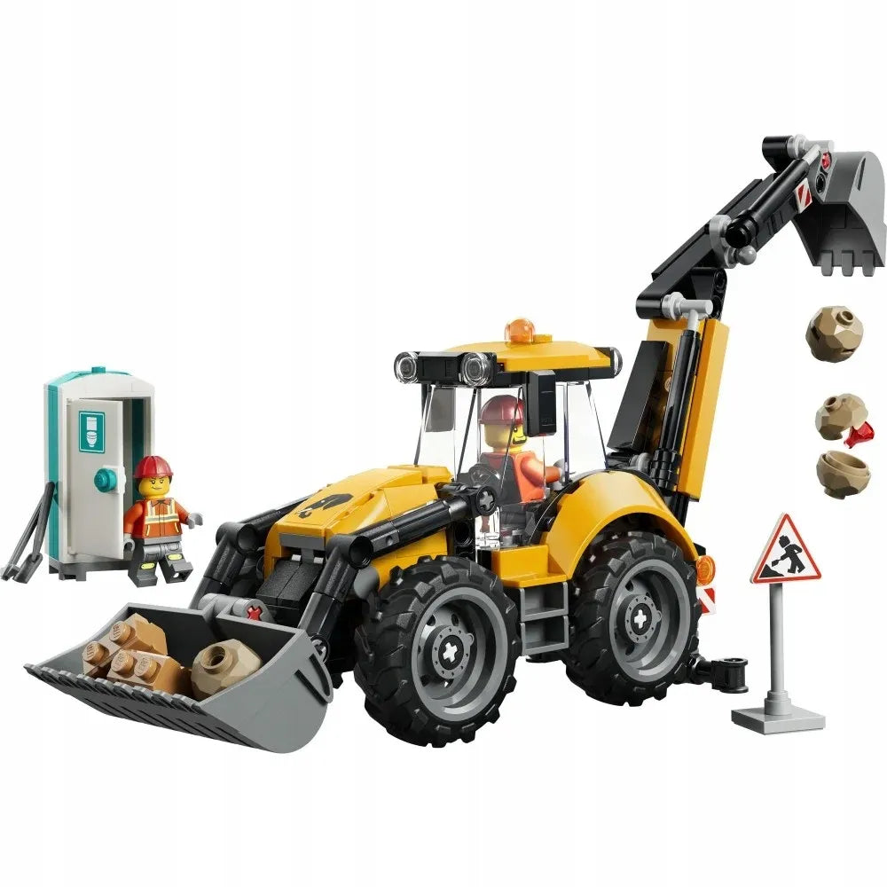 LEGO 60480 CITY Geltonas ekskavatorius-krautuvas