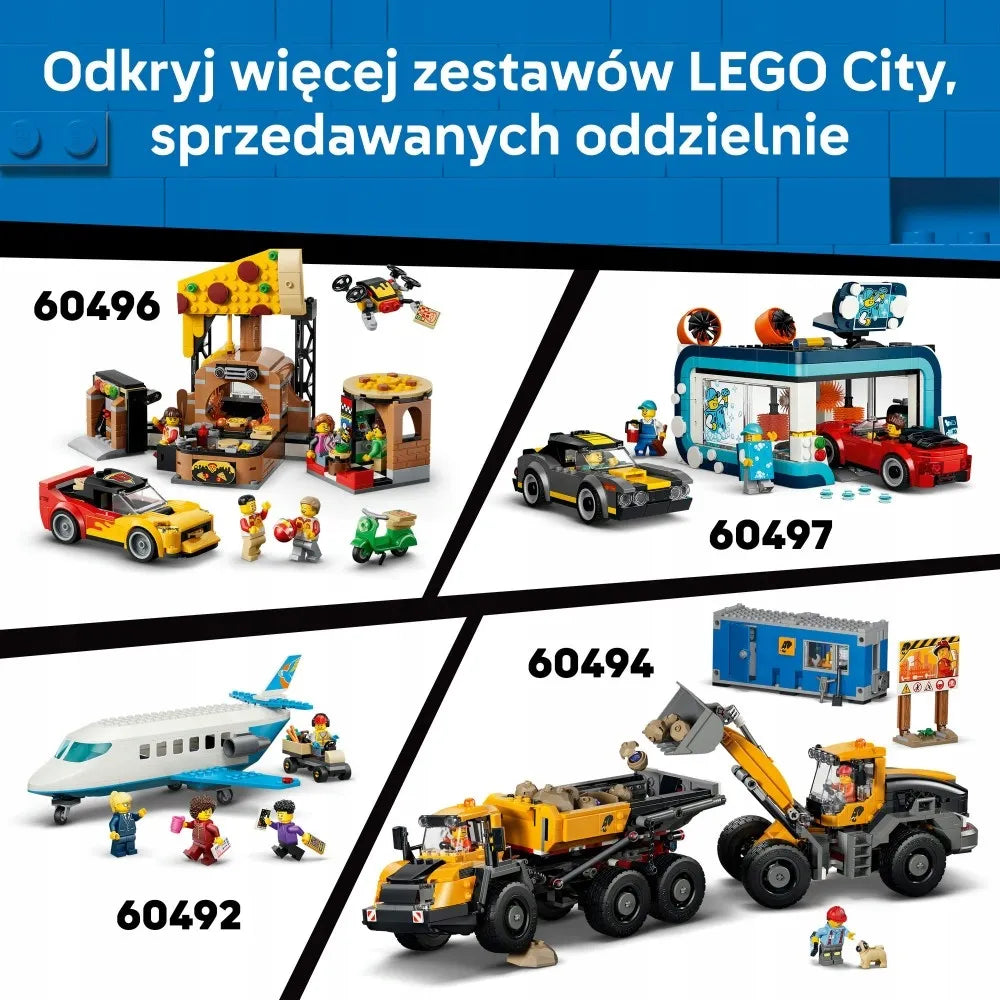 LEGO 60480 CITY Geltonas ekskavatorius-krautuvas