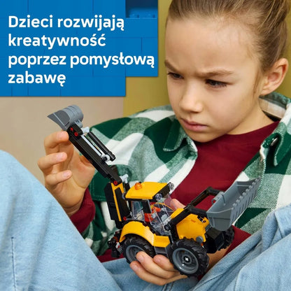 LEGO 60480 CITY Geltonas ekskavatorius-krautuvas