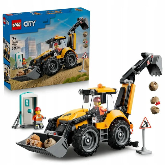 LEGO 60480 CITY Geltonas ekskavatorius-krautuvas