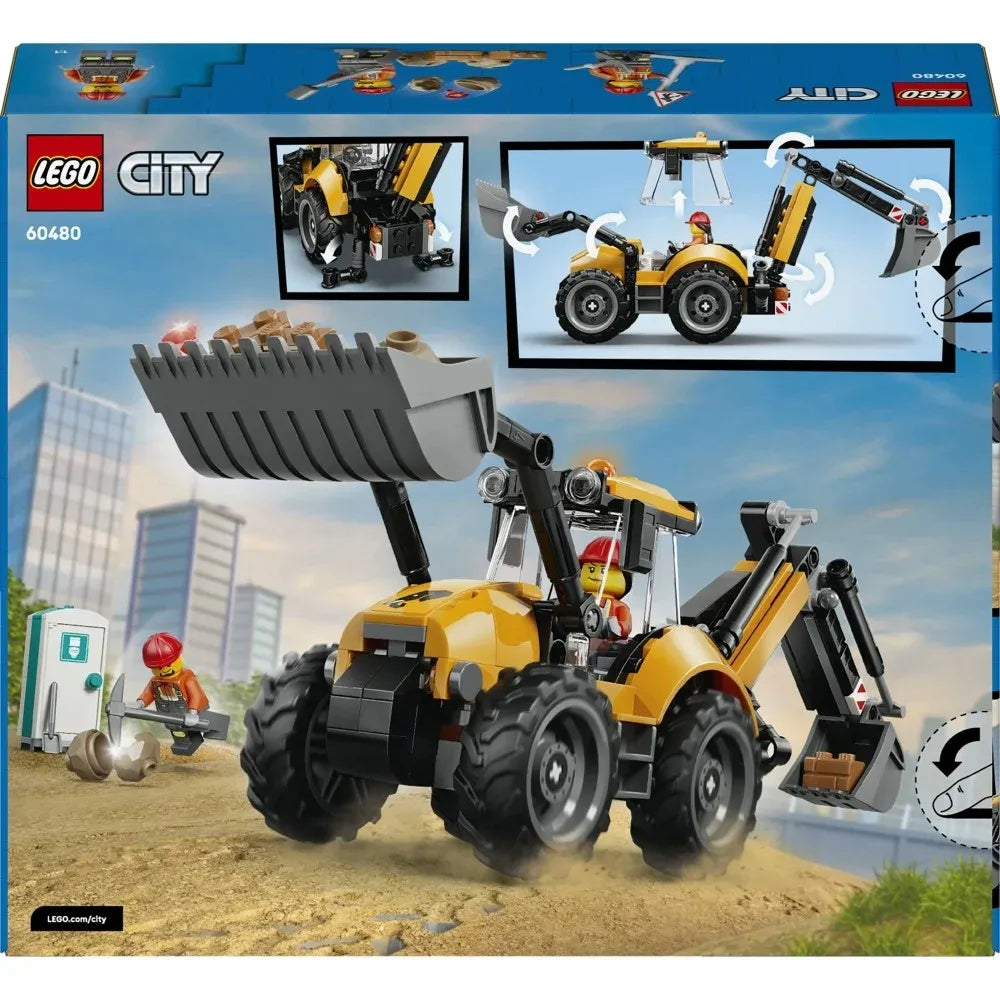 LEGO 60480 CITY Geltonas ekskavatorius-krautuvas