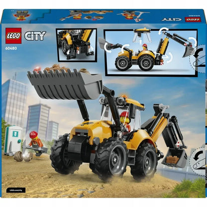 LEGO 60480 CITY Geltonas ekskavatorius-krautuvas