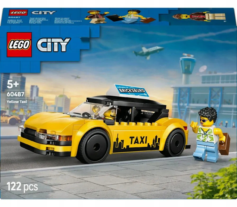 LEGO 60487 CITY Geltonas taksi