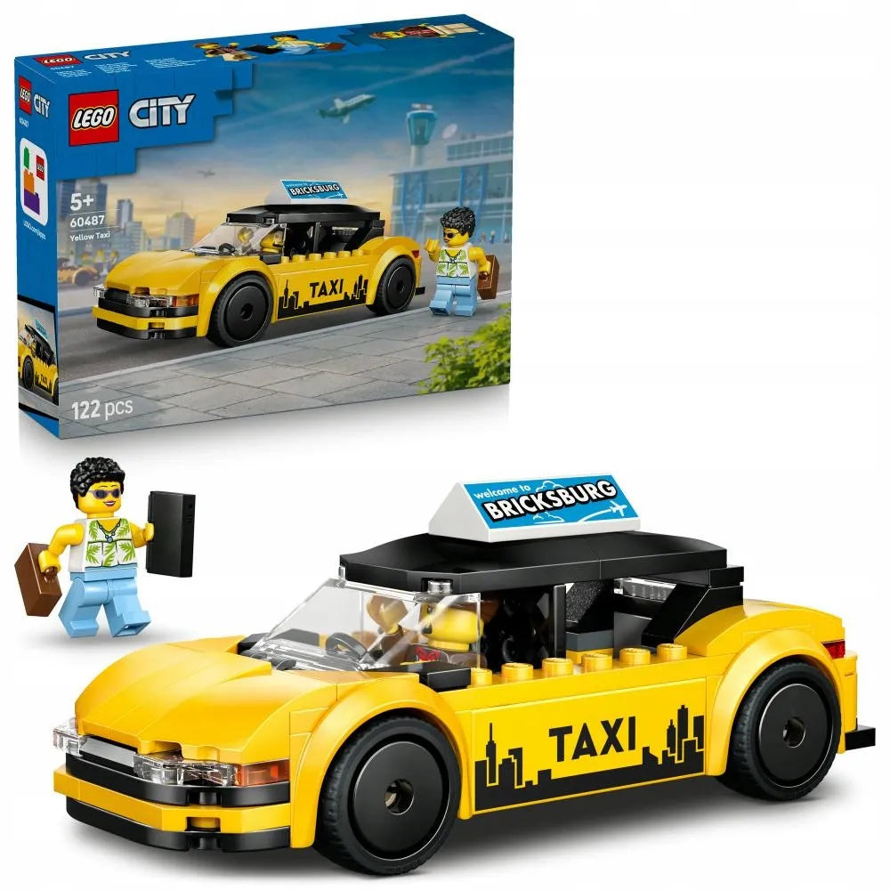 LEGO 60487 CITY Geltonas taksi