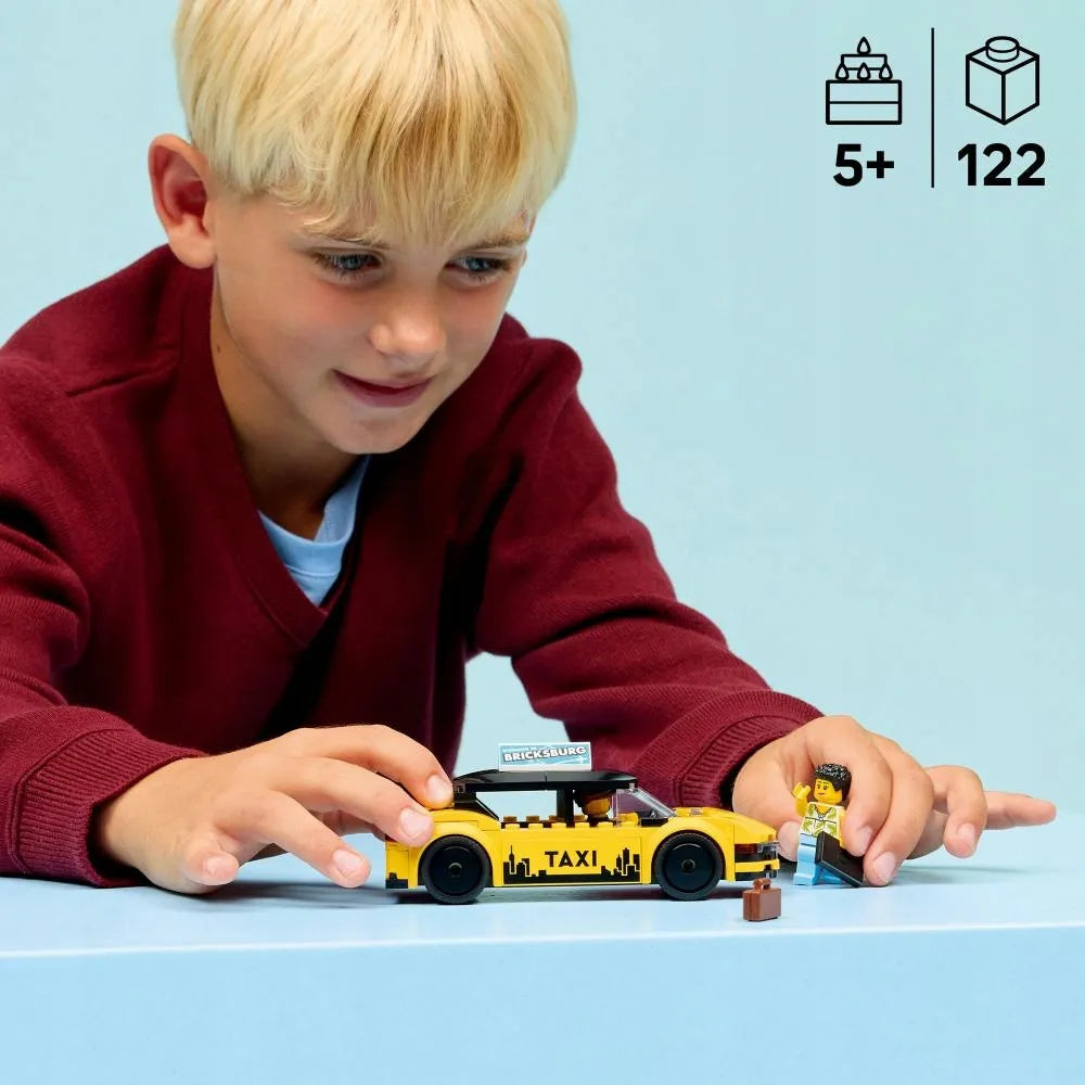 LEGO 60487 CITY Geltonas taksi