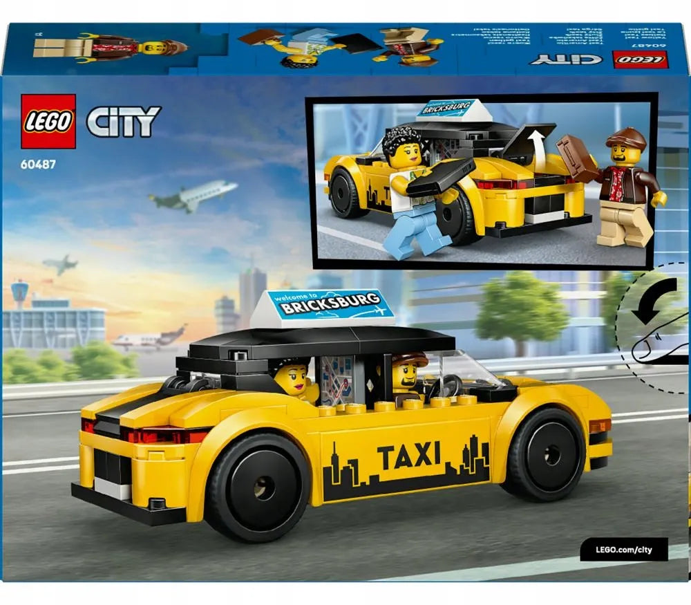 LEGO 60487 CITY Geltonas taksi