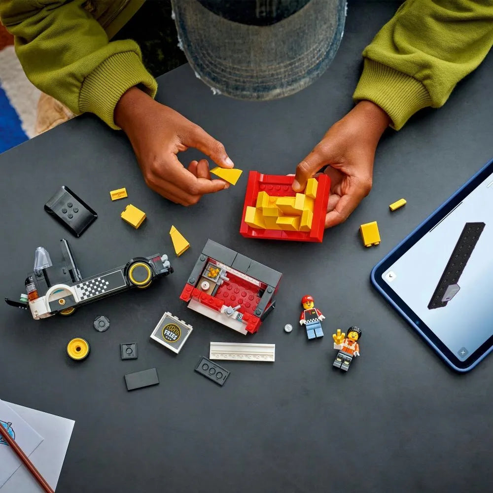 LEGO 60488 CITY Greito maisto furgonas su bulvytėmis