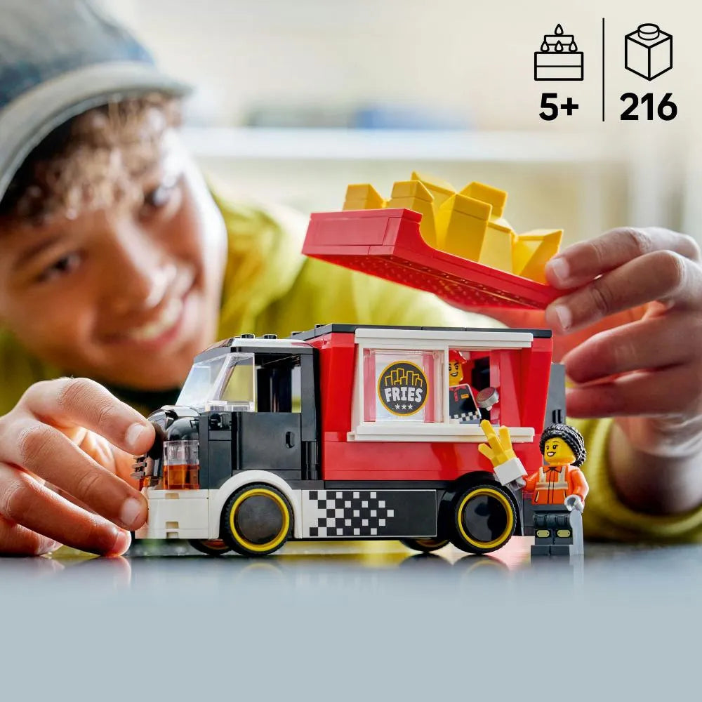 LEGO 60488 CITY Greito maisto furgonas su bulvytėmis
