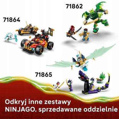 LEGO 71863 NINJAGO Zilvar ir drakono žvėris Grimtak